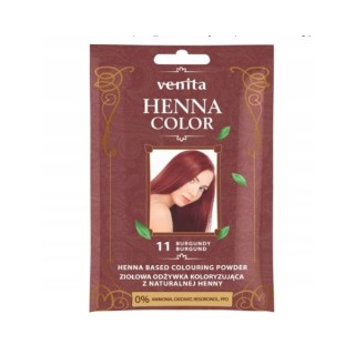 Venita Henna Color ziołowa Odżywka koloryzująca z naturalnej henny /11/ Burgund 25 g