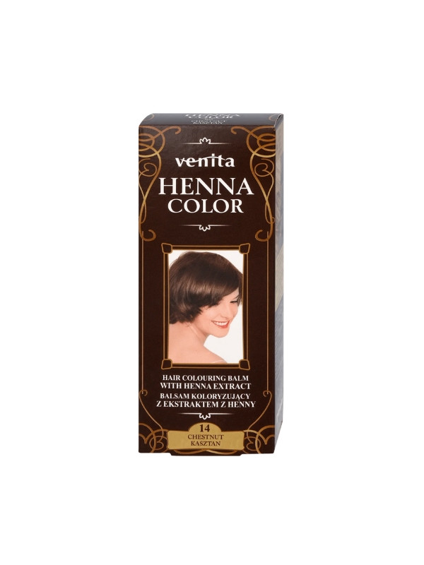 Venita Henna Color Coloring balm with henna extract /14/ Chestnut 75 ml