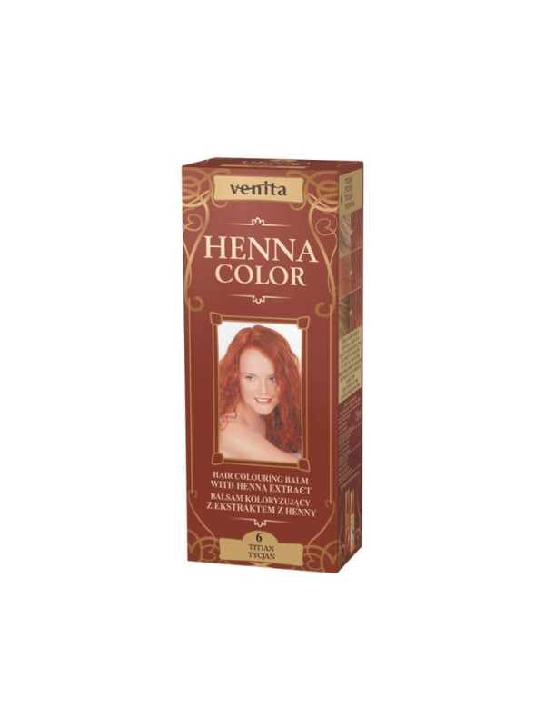 Venita Henna Color Balsam koloryzujący z ekstraktem z henny /6/ Tycjan 75 ml