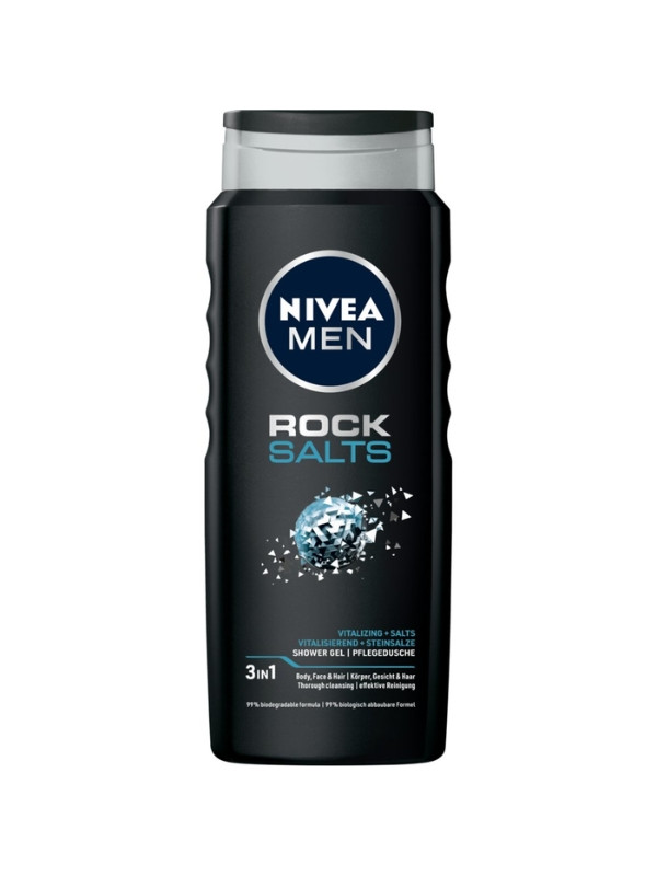 NIVEA MEN Rock Salts Shower Gel 500 ml