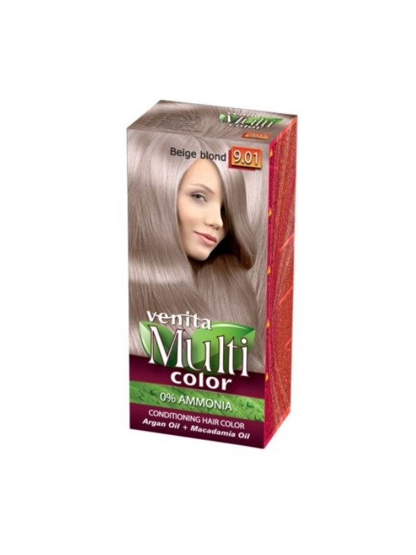 Venita Multi Color Farba do włosów /9.01/ Beżowy Blond 50 ml