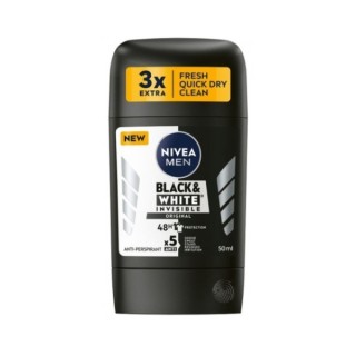 Nivea Men Black & White Invisible Orginal Antiperspirant Stick 50 ml