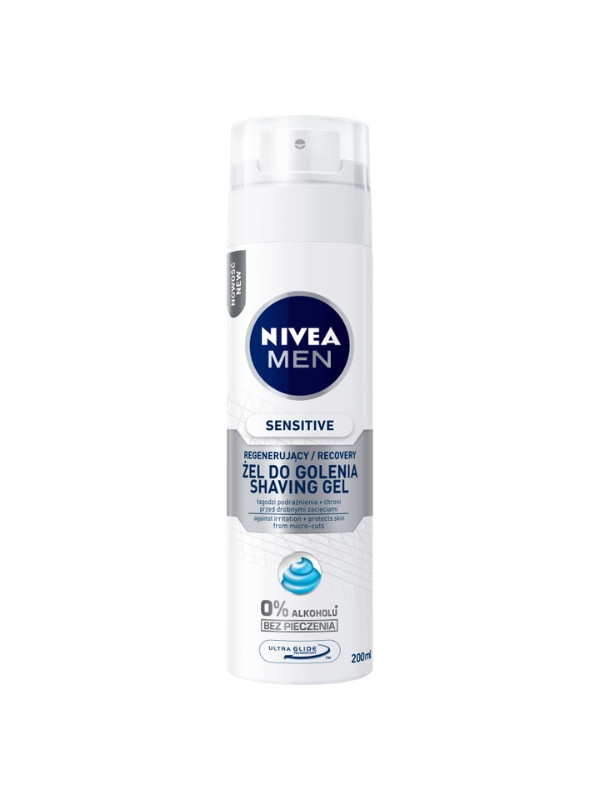 Nivea Men regenerujący Żel do golenia Sensitive 200 ml