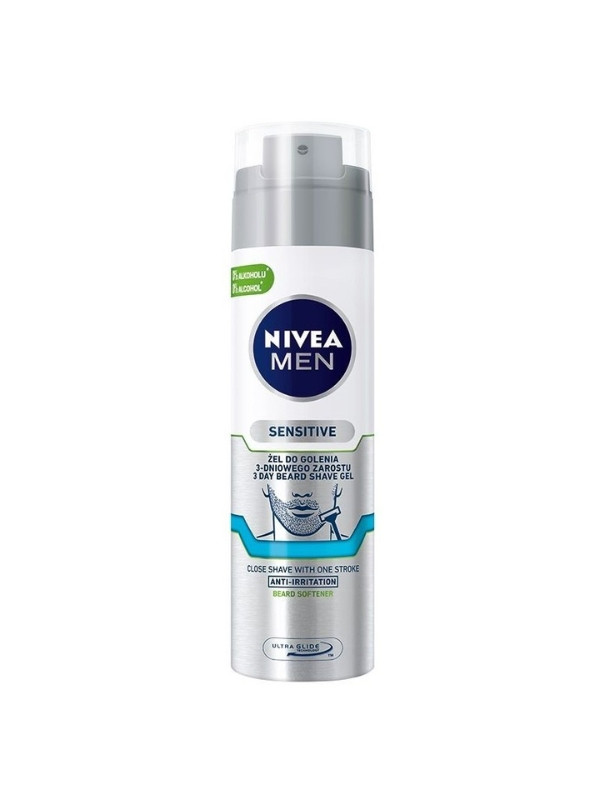 Nivea Men Żel do golenia 3-dniowego zarostu 200 ml