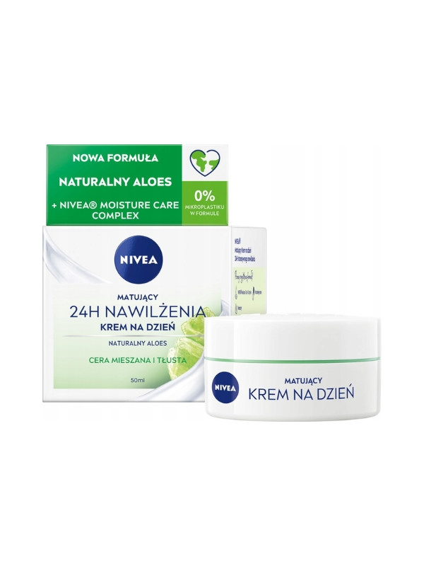 Nivea 24H Moisturizing Mattifying Day Face Cream For combination and oily skin 50 ml