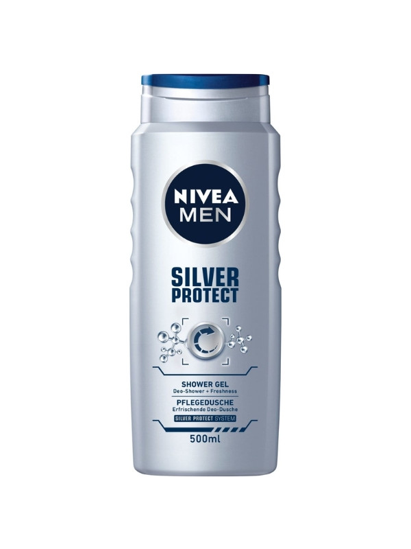 NIVEA MEN Silver Protect Shower Gel 500 ml