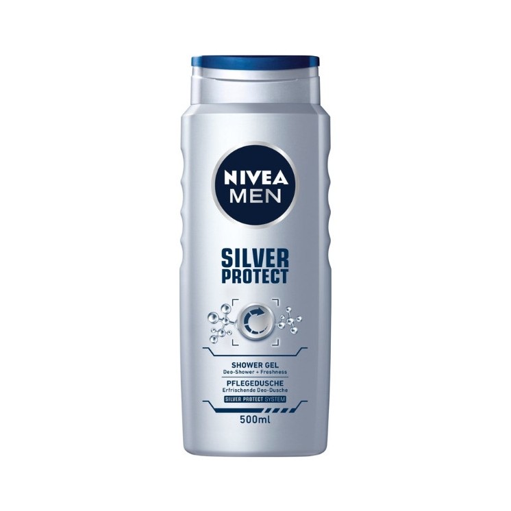 NIVEA MEN Żel pod prysznic Silver Protect 500 ml