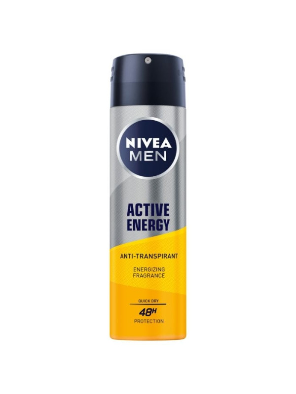 Nivea Men Active Energy Spray Deodorant 150 ml