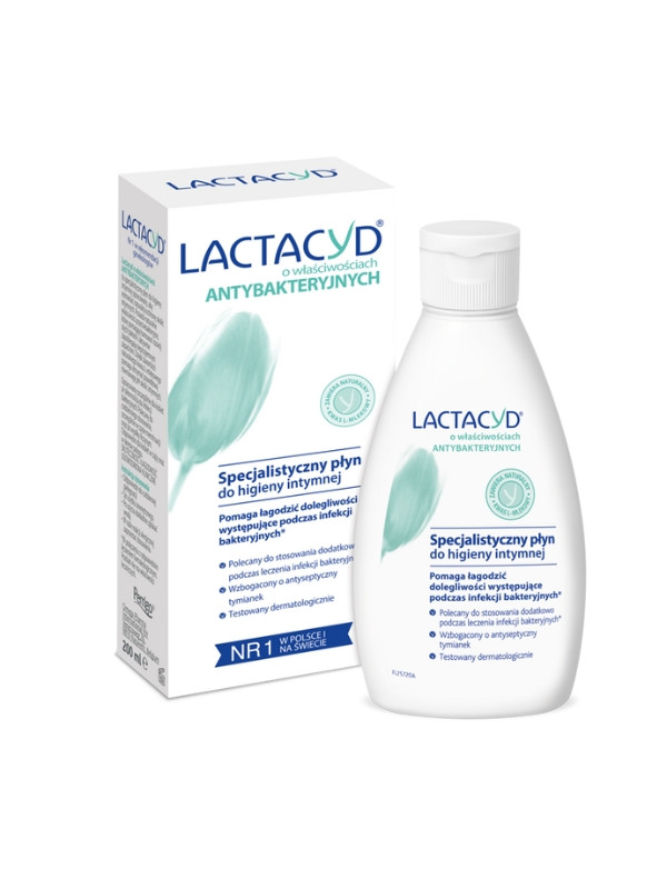 Antibacterial Lactacyd Intimate hygiene liquid 200 ml