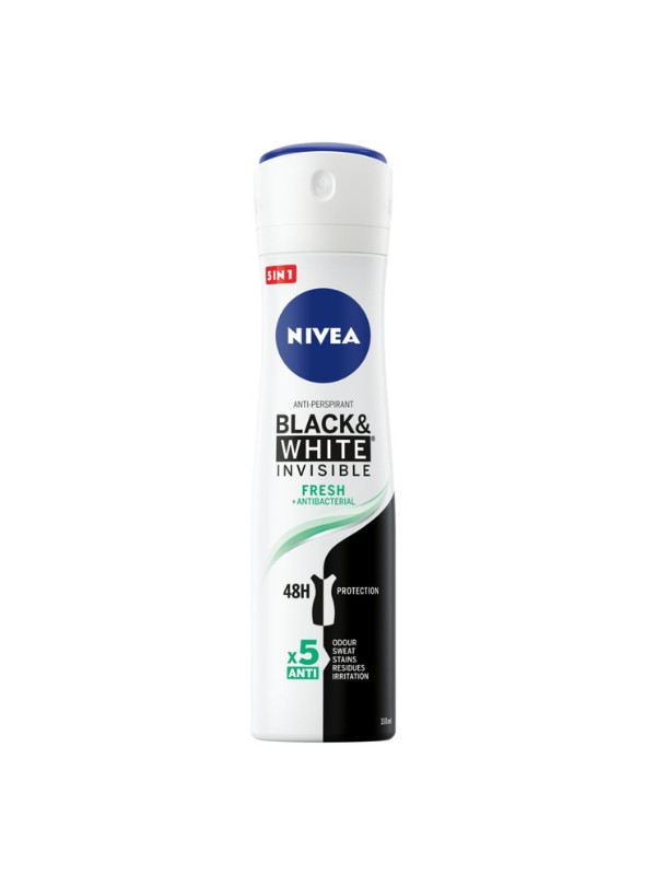 Nivea Dezodorant w spray'u Black & White Invisible Fresh 150 ml