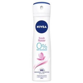 Nivea Fresh Flower Deodorant Spray 0% Aluminum 150 ml