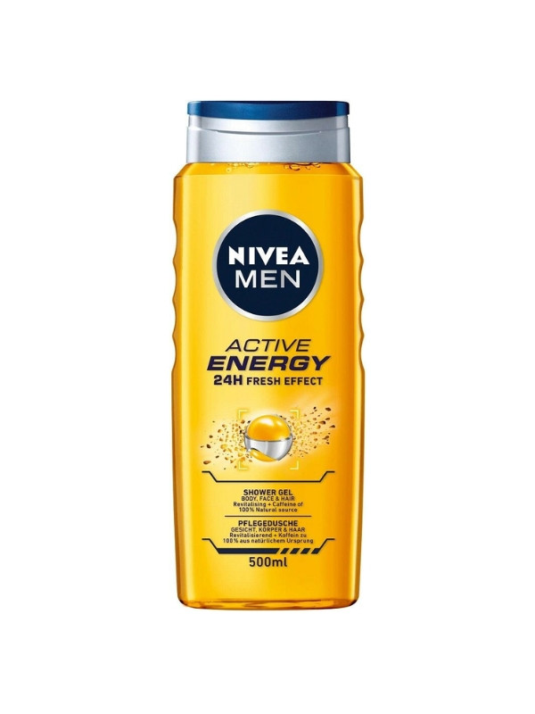 NIVEA Men Active Energy Shower Gel 500 ml