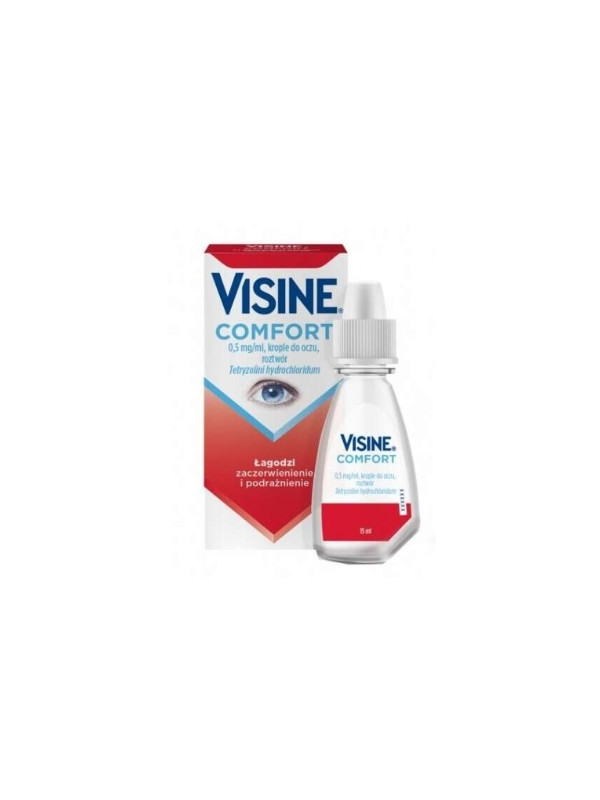 Visine Comfort Eye Drops 0.5mg/ml 15 ml