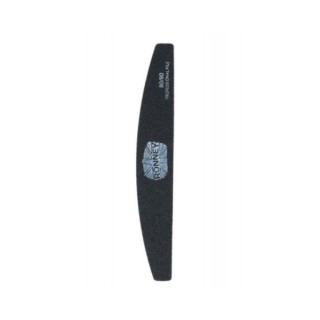 Ronney Professional Premium Nail file Crescent Black 80/80 1 piece