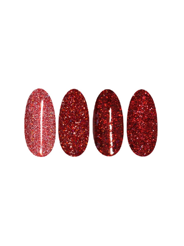 Ronney Nail powder Holo Effect /17/ Red