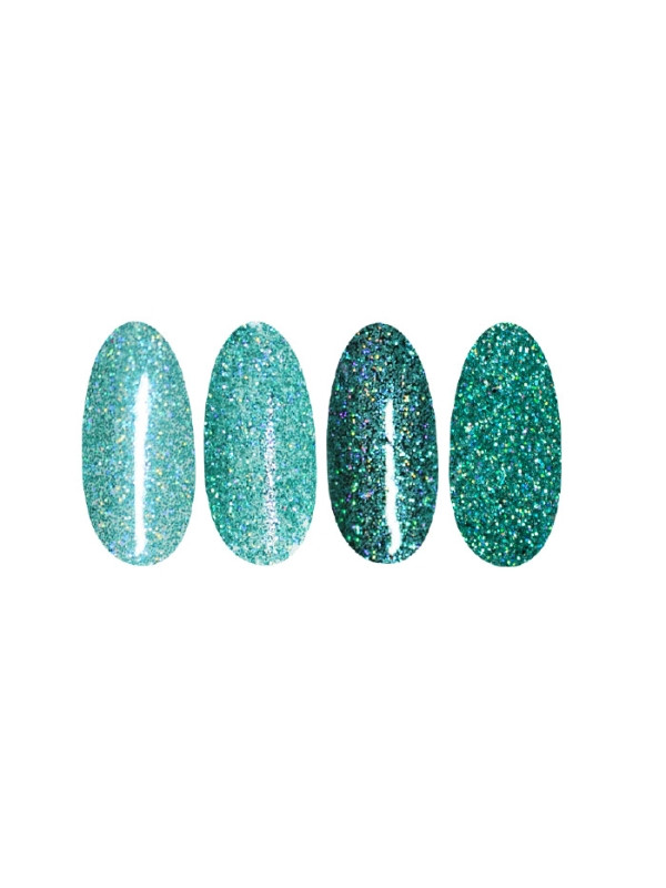 Ronney Holo Effect nail powder /26/ Green