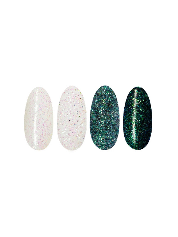 Ronney Glitter nail powder /41/ White