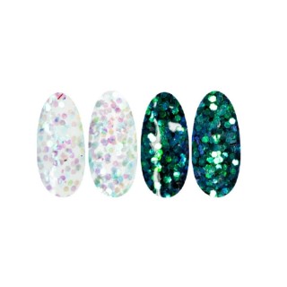 Ronney Glitter nail powder /48/ Sea foil