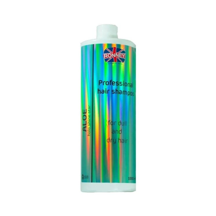 Ronney Professional Holo Shine Star moisturizing Aloe Shampoo for dry and dull hair 1000 ml