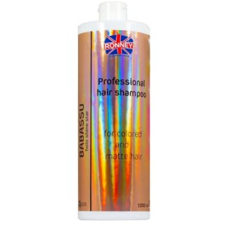 Ronney Professional Holo Shine Star energetyzujący Szampon do włosów farbowanych i matowych Babassu Oil 1000 ml