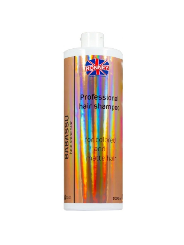 Ronney Professional Holo Shine Star Energizing Shampoo for colored and matte hair Babassu Oil 1000 ml