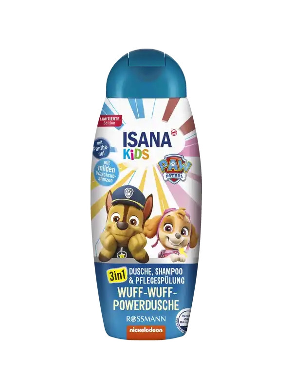 Isana Kids 3w1 Żel, Szampon do włosów dla dzieci Psi Patrol 300 ml