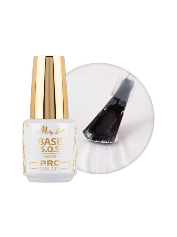 MollyLac Pro Salon Base S.O.S. Antidotum Baza hybrydowa 15 ml