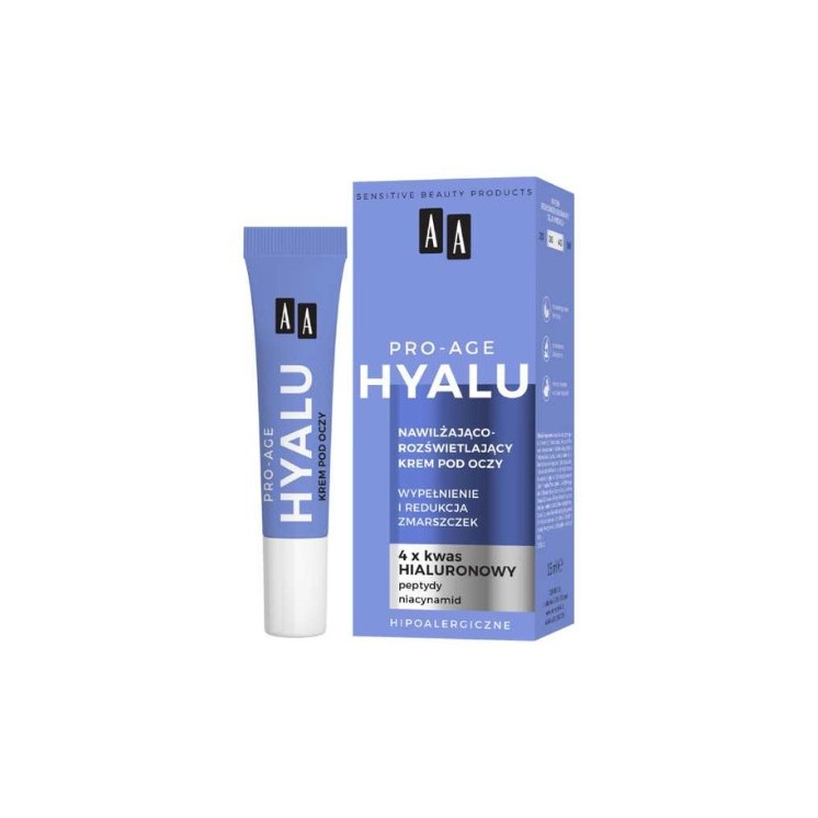 AA Hyalu Pro-Age moisturizing and illuminating eye cream 15 ml