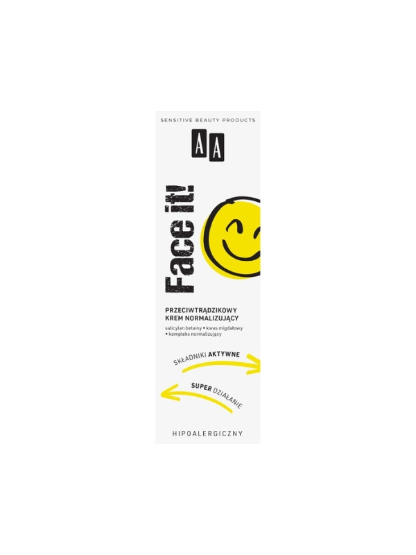 AA Face It anti-acne normalizing face cream 40 ml