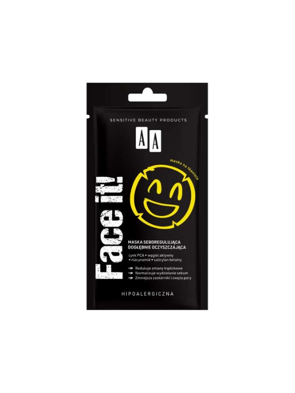 AA Face It Seboregulating Deeply cleansing face mask 18 ml