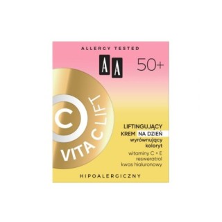 AA Vita C Lift 50+ lifting face cream for the day that evens out the color 50 ml