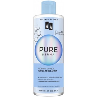 AA Pure Derma normalizująca Woda micelarna do twarzy 400 ml