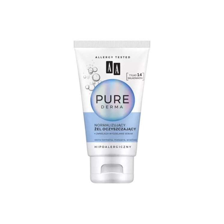 AA Pure Derma normalizujący Żel do mycia twarzy 150 ml