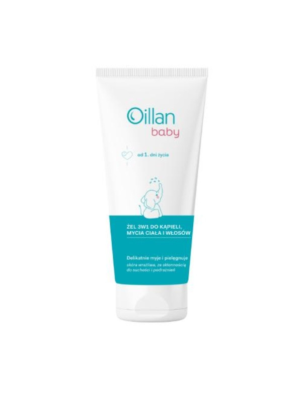 Oillan Baby 3in1 Body and hair wash gel from the first day of life 200 ml