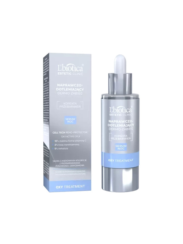 L'biotica Oxy Treatment Dermo - treatment Nourishing and oxygenating face Serum for the night 30 ml