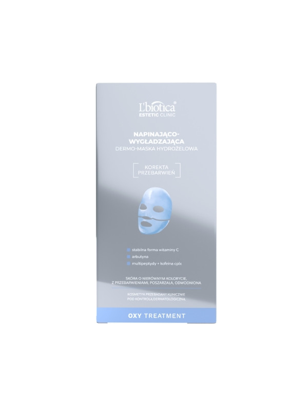 L'biotica Oxy Treatment hydro gel Dermo - tightening and smoothing face mask 1 piece