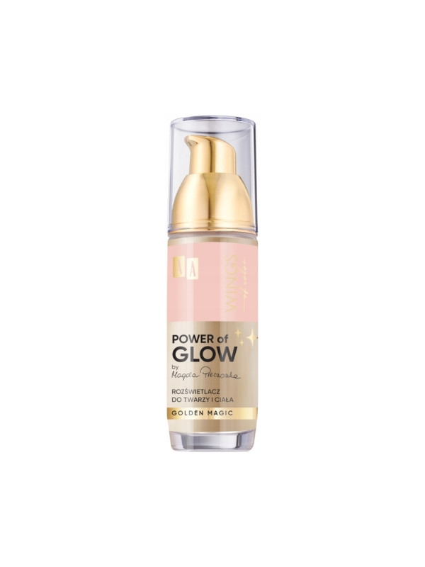 AA Wings of Color Power of Glow by Magda Pieczonka Rozświetlacz do twarzy i ciała /Golden Magic/ 35 ml