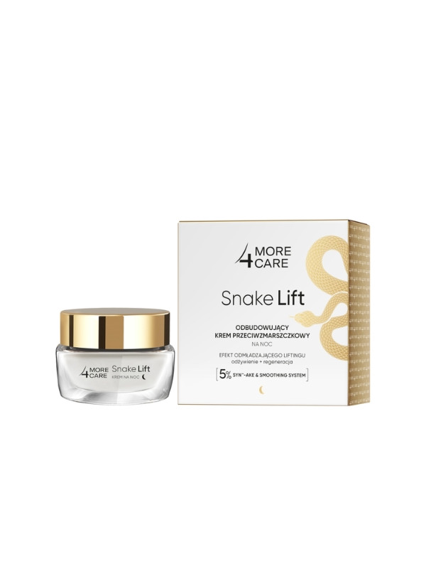 More 4 Care Snake Lift anti-wrinkle Regenerating night face cream 50 ml