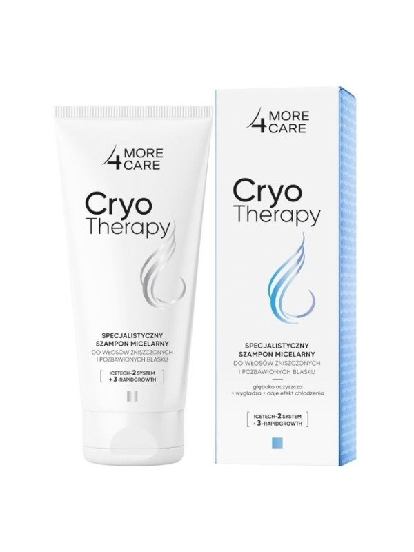 More 4 Care CYROTHERAPY specialist micellar hair shampoo 200 ml