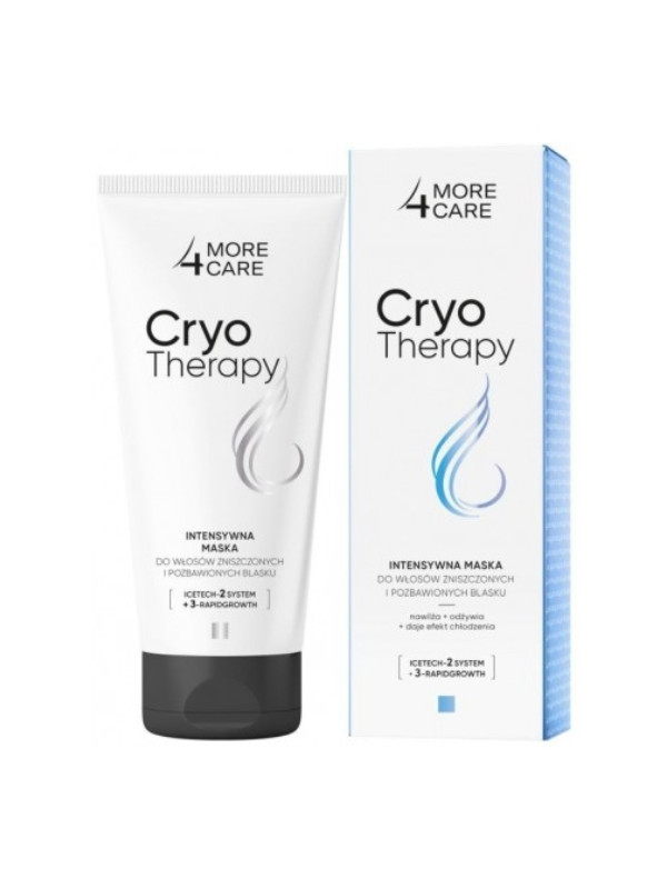 More 4 Care CYROTHERAPY intensive mask for damaged and dull hair 200 ml