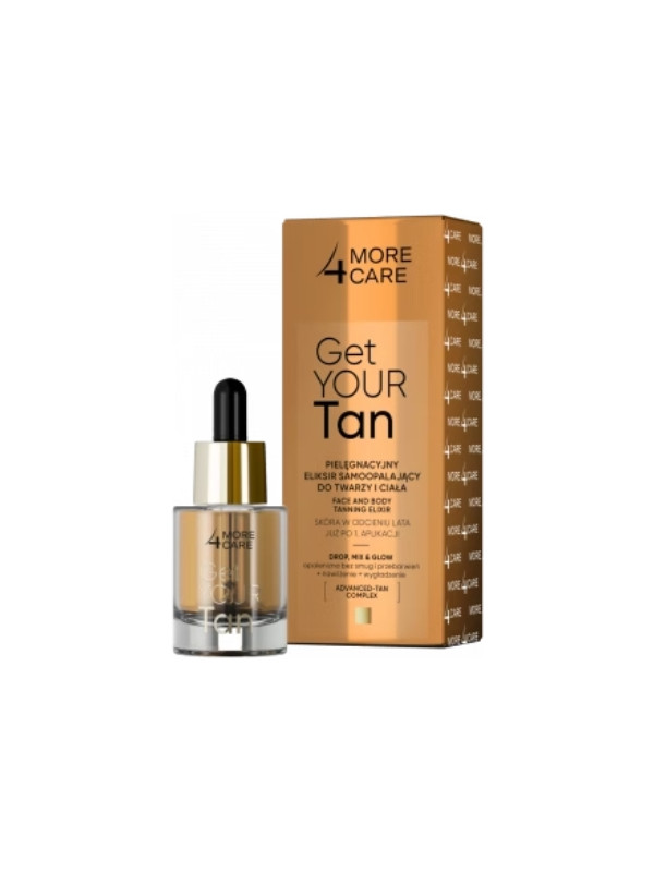 More 4 Care Get Your Tan samoopalający Eliksir do twarzy i ciała 15 ml