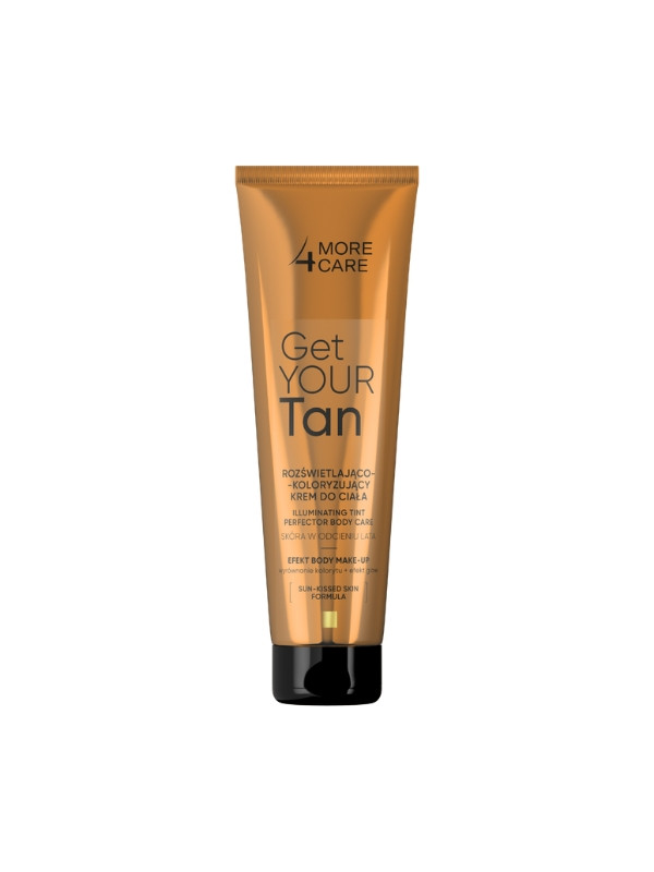 More 4 Care Get Your Tan illuminating and coloring Body Cream 100 ml