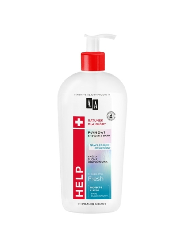 AA Help 2in1 moisturizing and protective Bath and shower liquid 400 ml