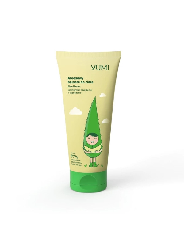 Yumi aloesowy Balsam do ciała intensywnie nawilżający Banan 200ml