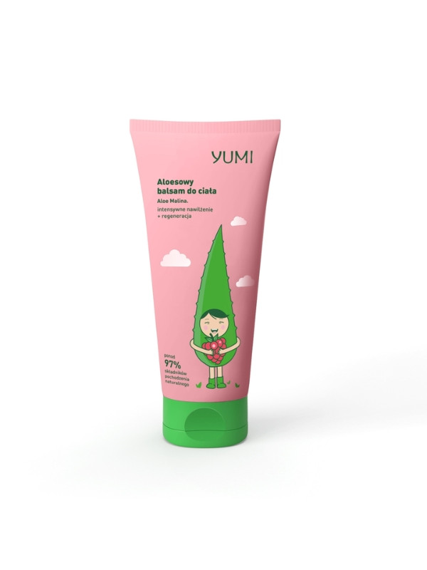 Yumi aloe body lotion intensely moisturizing Raspberry 200ml