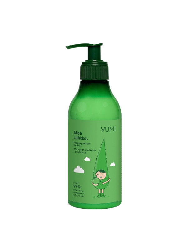 Yumi aloesowy Balsam do ciała intensywnie nawilżający Jabłko 300ml