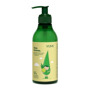 Yumi aloe liquid hand soap intensely moisturizing Pineapple 300 ml