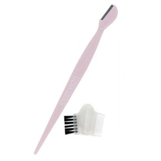 Inter Vion Rose Collection Eyebrow razor with attachment and comb, 1 piece