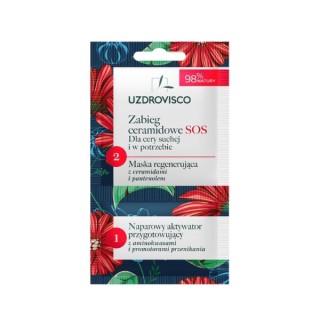 Uzdrovisco Ceramide SOS treatment regenerating face mask with panthenol 8 ml