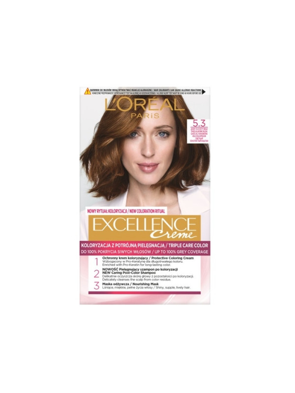 L'oreal Excellence Creme Hair dye / 5 / Light Golden Brown